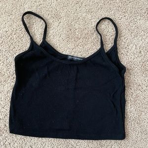 Brandy Melville Black Ribbed Tank